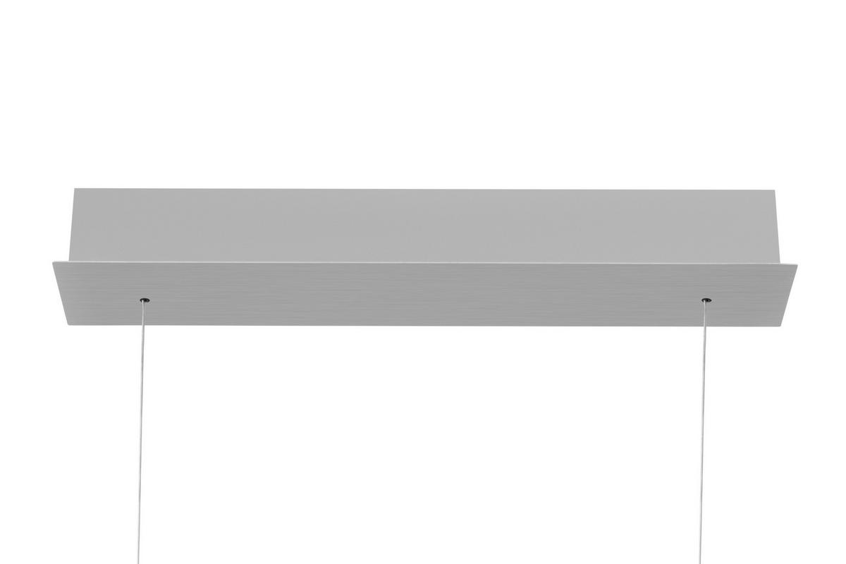 ZÁVĚSNÉ LED SVÍTIDLO, 115/7,5/150 cm - barvy stříbra, Design, kov (115/7,5/150cm) - Dieter Knoll
