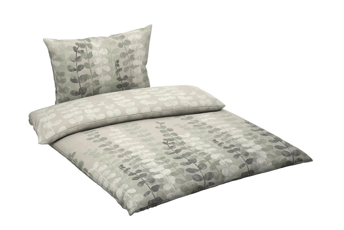 POSTELJNINA 200/200 cm flanela rjavosiva  - rjavosiva, tekstil (200/200cm) - Esposa