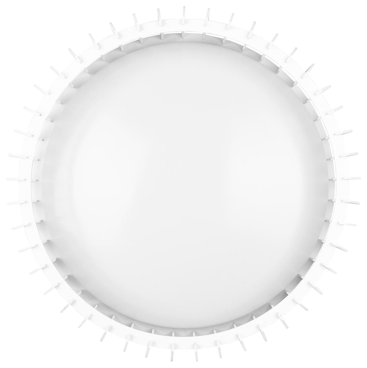 LED-DECKENLEUCHTE 60/14 cm   - Weiß, Design, Holz/Kunststoff (60/14cm) - P & B