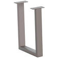 BANKGESTELL in  - Edelstahlfarben, Design, Metall (6/45/32cm) - Waldwelt