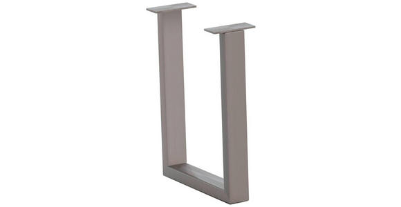 BANKGESTELL in - Edelstahlfarben, Design, Metall (6/45/32cm) - Waldwelt