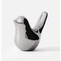 DEKORATIONSFÅGEL - silver, Basics (11cm)