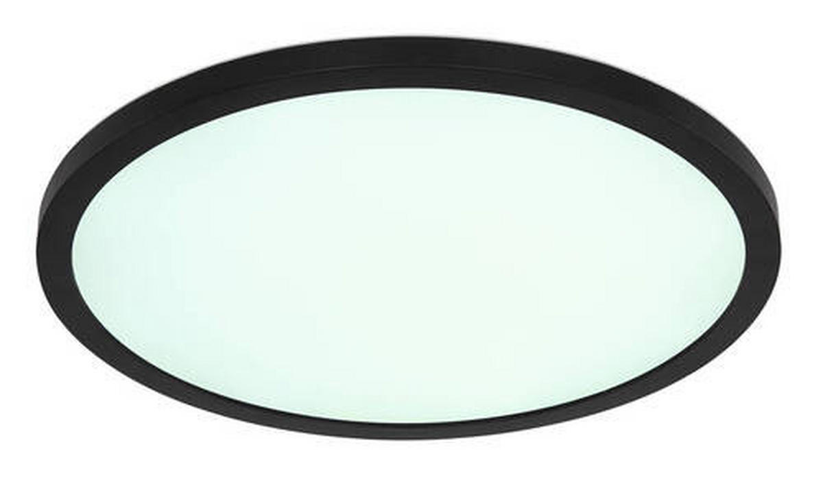LED-TAKLAMPA 18 W 29,4/2,5 cm  - vit/opal, Design, plast (29,4/2,5cm) - Globo