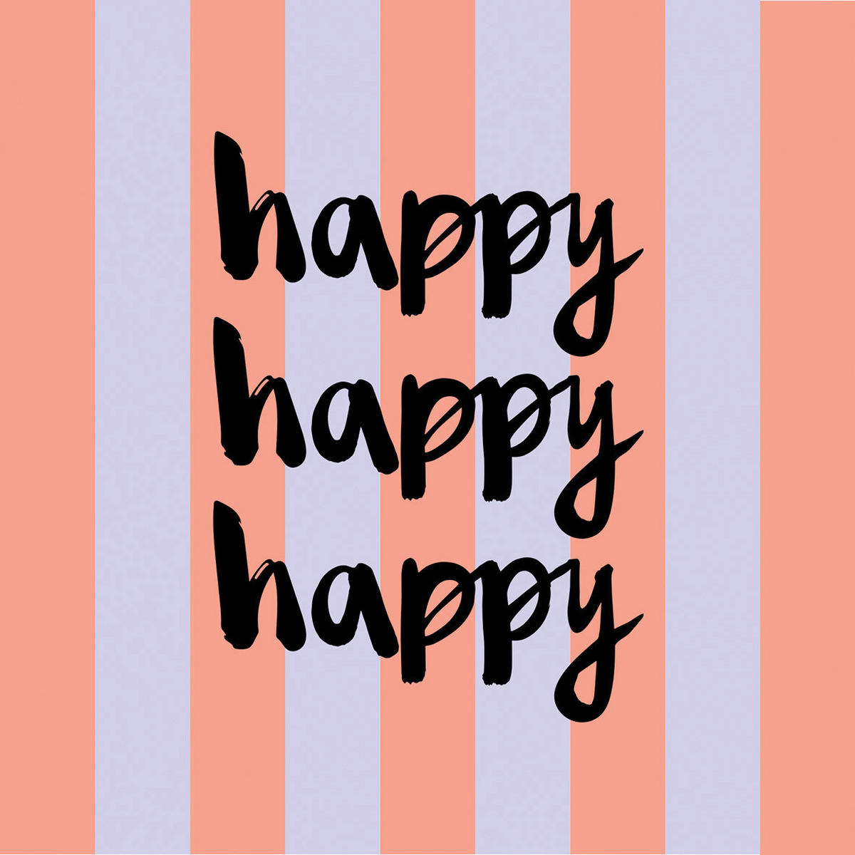 SERVIETTE  17.5/17.5 cm   - Multicolor, Basics, Papier (17.5/17.5cm) - PPD