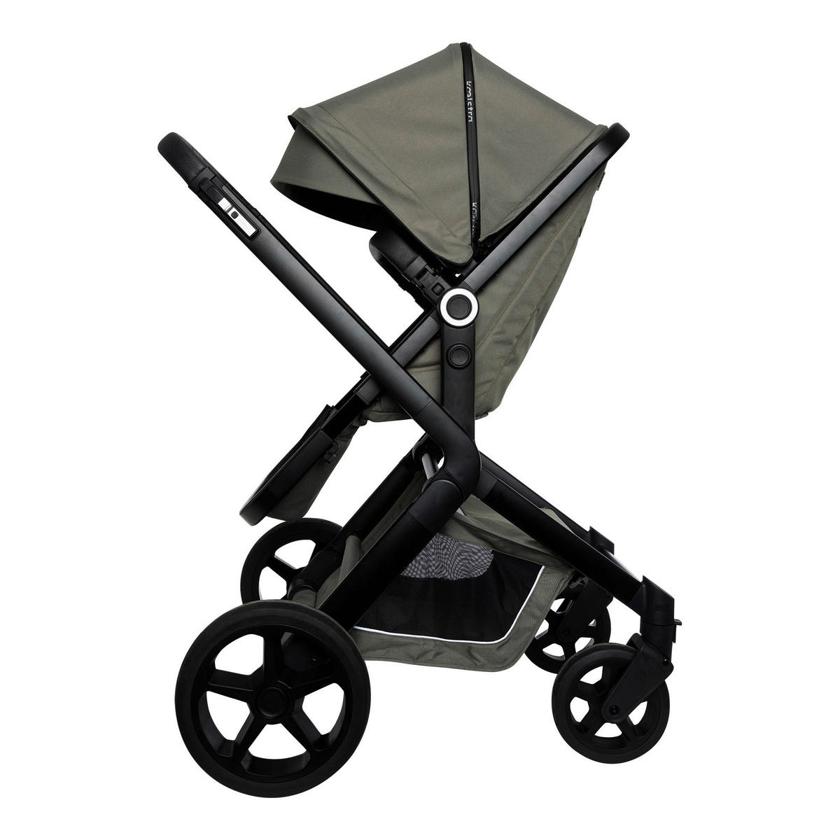 KOMBINIRANA DJEČJA KOLICA   - tamno zelena/crna, Basics, tekstil/metal (103/60/115cm) - Koelstra
