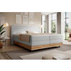 BOXSPRINGBETT 140/200 cm  in Hellgrau  - Hellgrau/Schwarz, Natur, Holz/Textil (140/200cm) - Valnatura