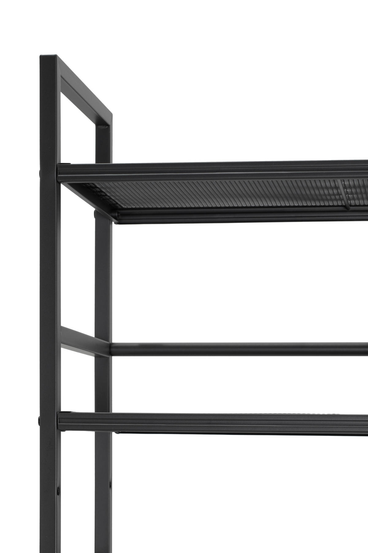 SCHUHREGAL Grau  - Weiß/Grau, MODERN, Metall (59/196/30cm) - PBJ