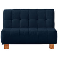 SCHLAFSOFA Dunkelblau  - Naturfarben/Dunkelblau, Design, Holz/Textil (125/92/102cm) - Novel
