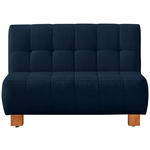 SCHLAFSOFA in Dunkelblau  - Naturfarben/Dunkelblau, Design, Holz/Textil (125/92/102cm) - Novel