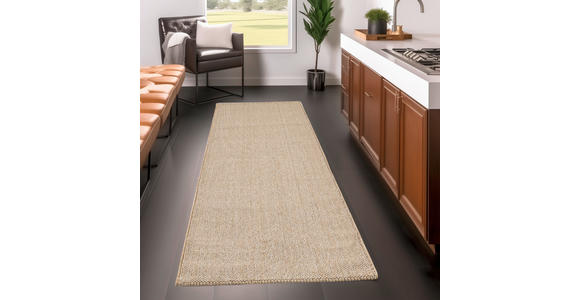 LÄUFER 80/250 cm LOOM Beige - Beige, Basics, Textil (80/250cm) - Novel