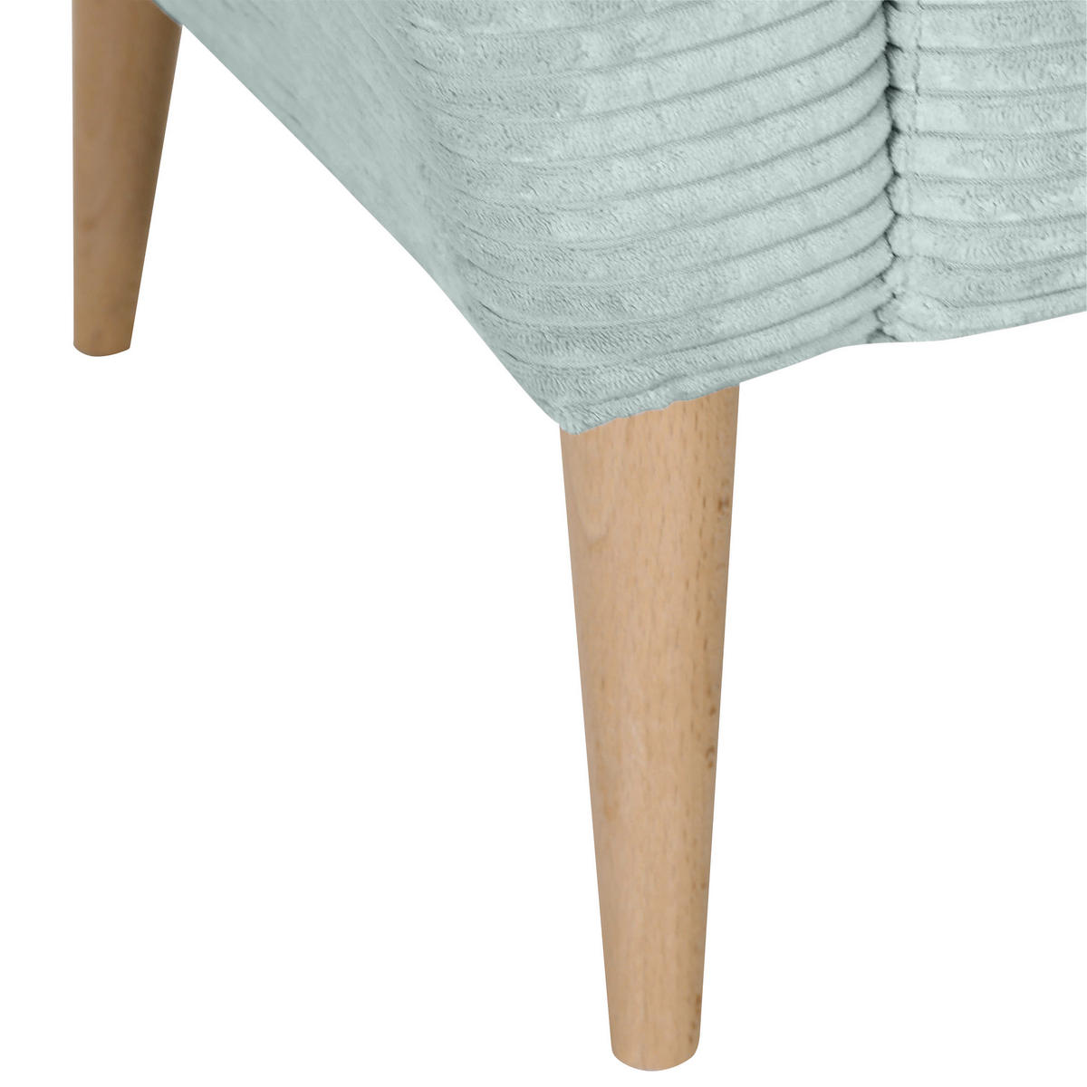 SESSEL Cord Blaugrau    - Blaugrau/Naturfarben, Trend, Holz/Textil (77/80/93cm)