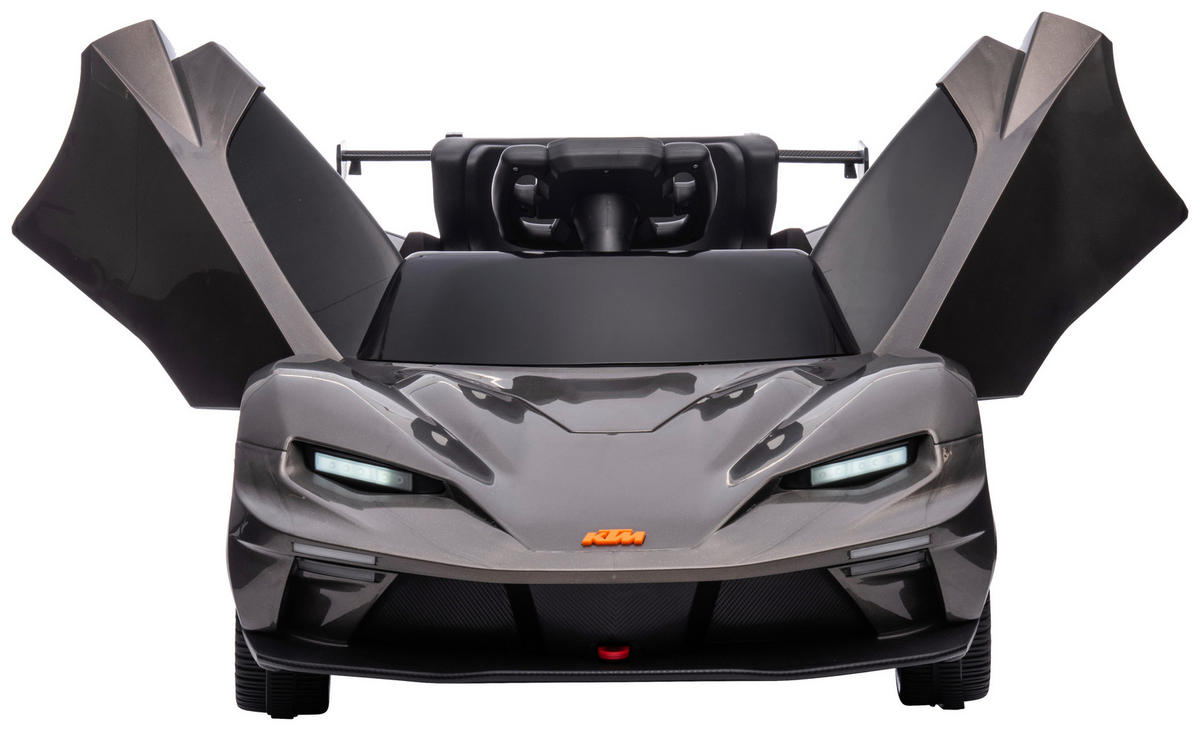 ELEKTRO-KINDERAUTO  - Grau, KONVENTIONELL, Kunststoff/Metall (113/56,5/28cm) - Atrigo