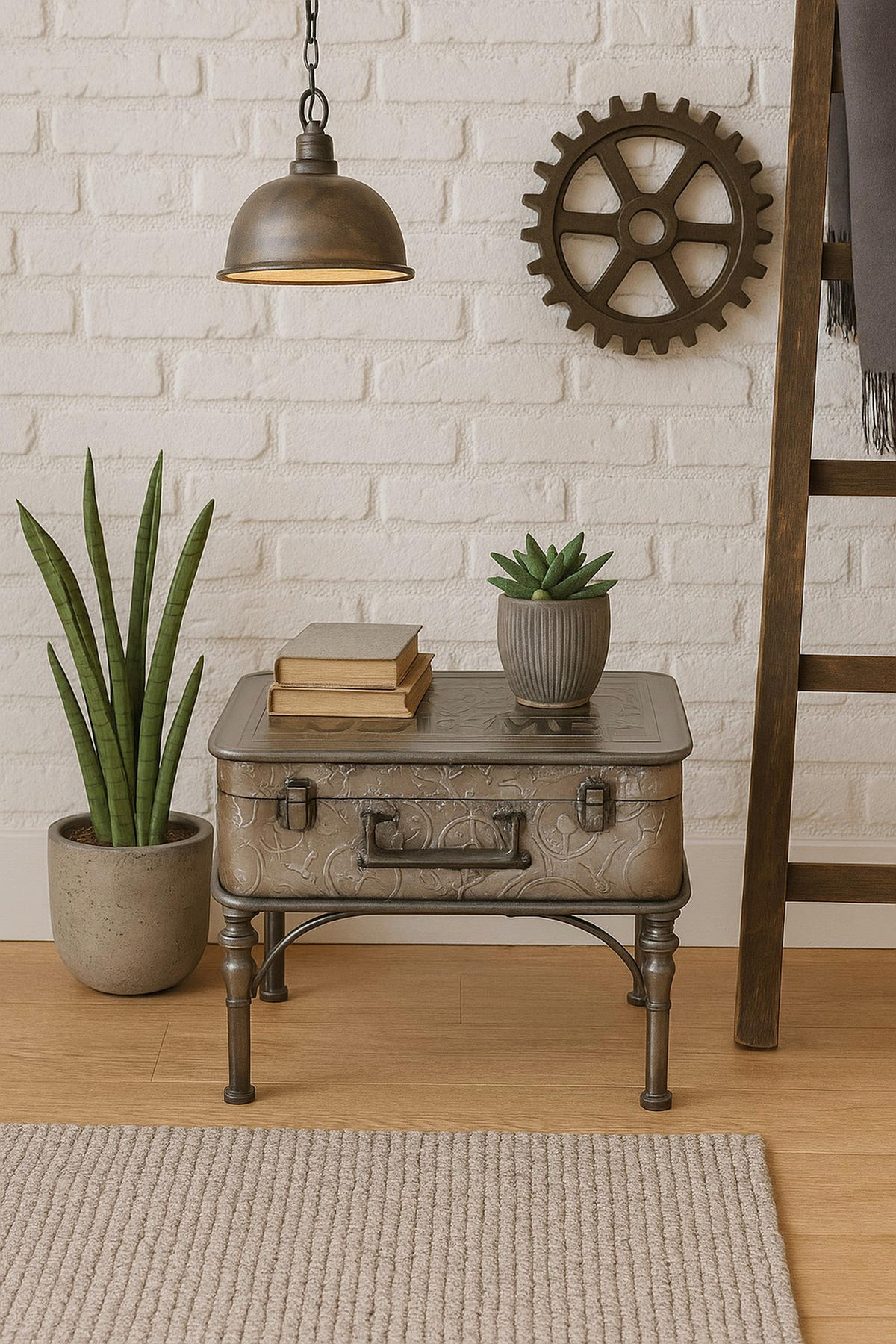 COUCHTISCH 32/42/34 cm Silberfarben  - Silberfarben, Design, Metall (32/42/34cm) - MID.YOU