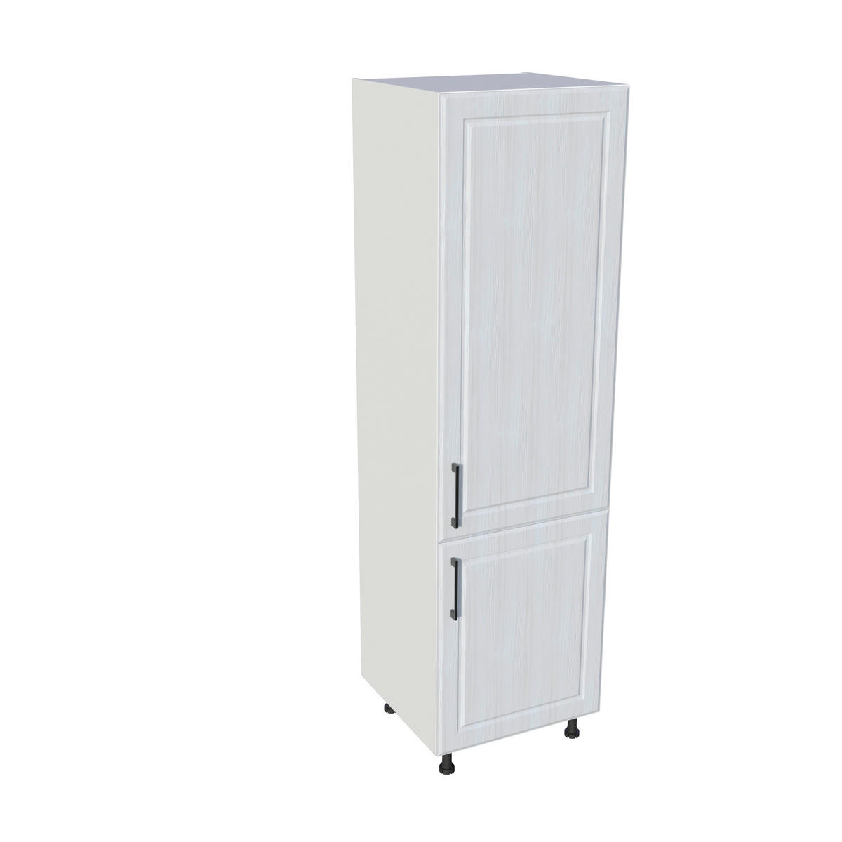 SZEKRÉNY BEÉPÍTHETŐ GÉPEKHEZ - fehér, Basics, faalapú anyag (60/210/56cm) - Carryhome