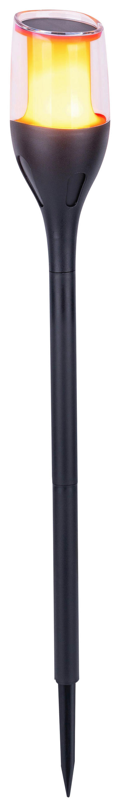 SADA SOLÁRNÍCH SVÍTIDEL, 7,5/64,5 cm - černá/čiré, Basics, plast (7,5/64,5cm) - Ambia Garden