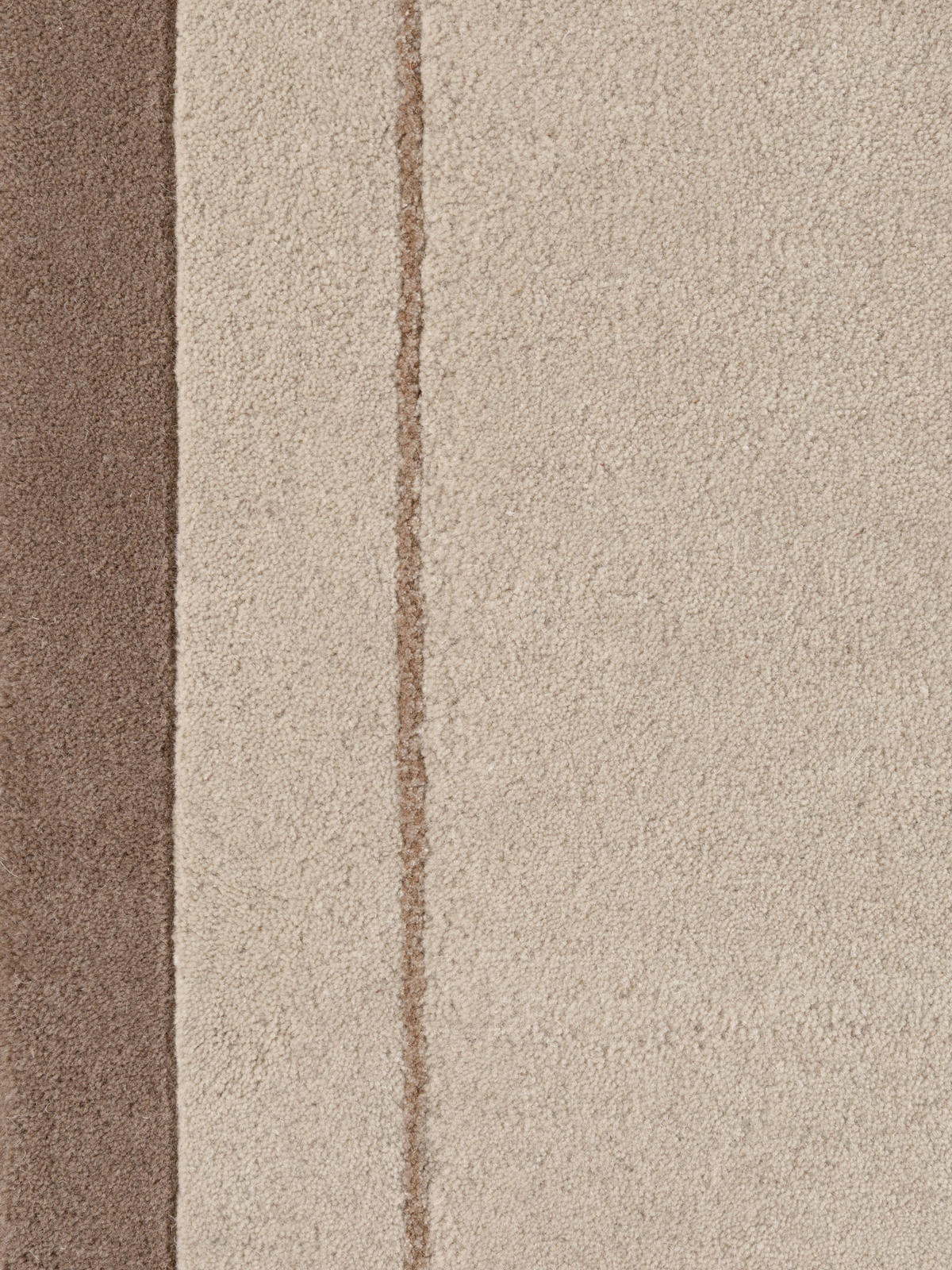 WOLLTEPPICH Wohnzimmer 120/170 cm Kollektion 1888 Niko Braun, Creme rechteckig  - Creme/Braun, Basics, Textil (120/170cm) - Villeroy & Boch