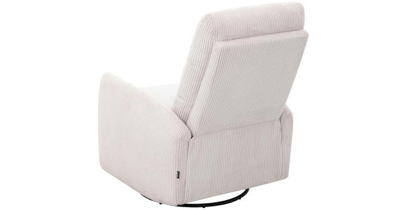 RELAXSESSEL Cord Relaxfunktion    - Beige/Schwarz, Design, Textil/Metall (78/107/95cm) - Carryhome