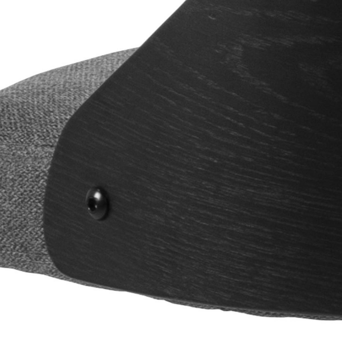 BARHOCKER Flachgewebe Dunkelgrau  - Dunkelgrau/Schwarz, MODERN, Holz/Textil (47/113/50,5cm) - MID.YOU