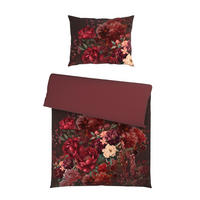 WENDEBETTWÄSCHE 2-teilig Satin 140/200 cm  - Rot, KONVENTIONELL, Textil (140/200cm) - Esposa