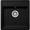 SPÜLE MONO N-100S-A / MONN100SAPUR  - Schwarz, Basics, Stein (49/51cm) - Schock
