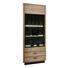 VITRINE in Schwarz, Eichefarben - Eichefarben/Schwarz, KONVENTIONELL, Glas/Holzwerkstoff (68/205/40cm) - Carryhome VITRINE in Schwarz, Eichefarben - Eichefarben/Schwarz, KONVENTIONELL, Glas/Holzwerkstoff (68/205/40cm) - Carryhome