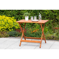 GARTENKLAPPTISCH 90/72/60 cm Holz rechteckig  - Naturfarben, KONVENTIONELL, Holz (90/72/60cm) - Gardenson