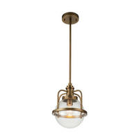 VISEČA SVETILKA  Elstead Triocent      24/37.6 cm      E27 - barve medenine, Design, kovina/steklo (24/37.6cm) - Elstead Lighting