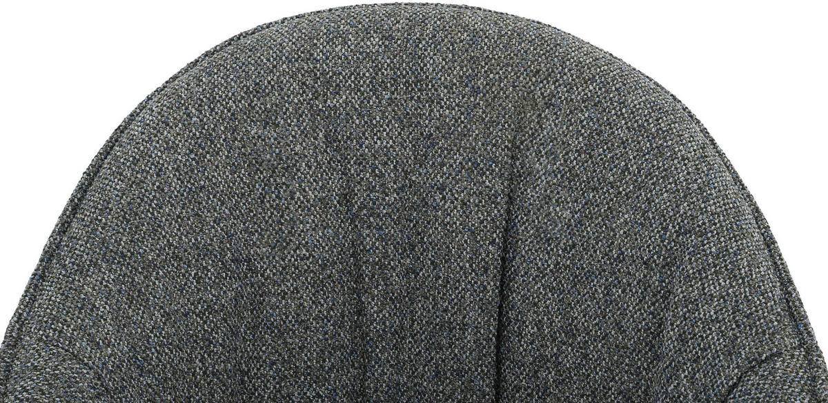 ARMLEHNSTUHL  Sitzfläche 360° drehbar, automatische Rückholfunktion Webstoff  - Dunkelgrün/Schwarz, Design, Textil/Metall (66/83/64cm) - Novel