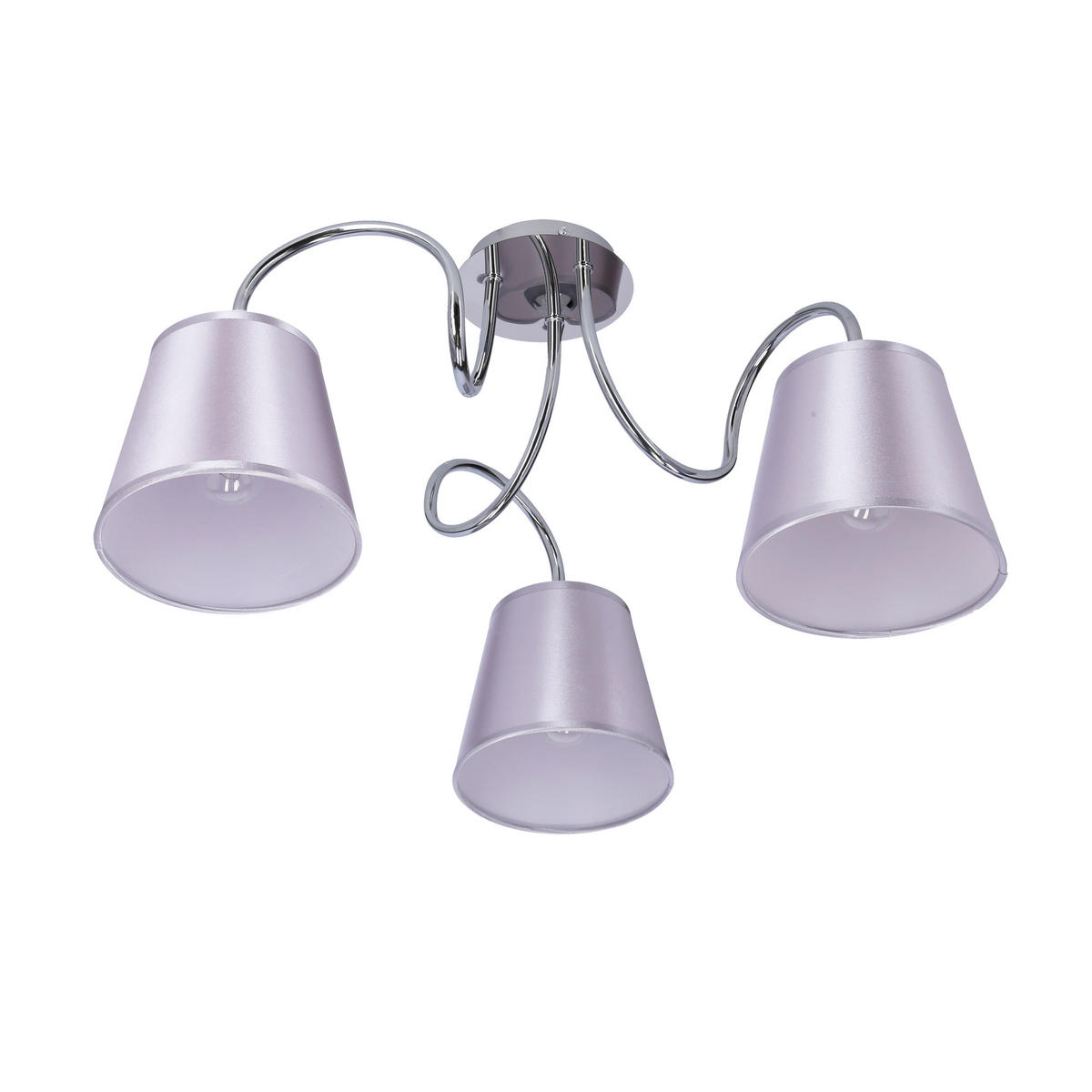 TAKLAMPA Luk 60/60/36 cm  - kromfärg, Klassisk, metall/plast (60/60/36cm)