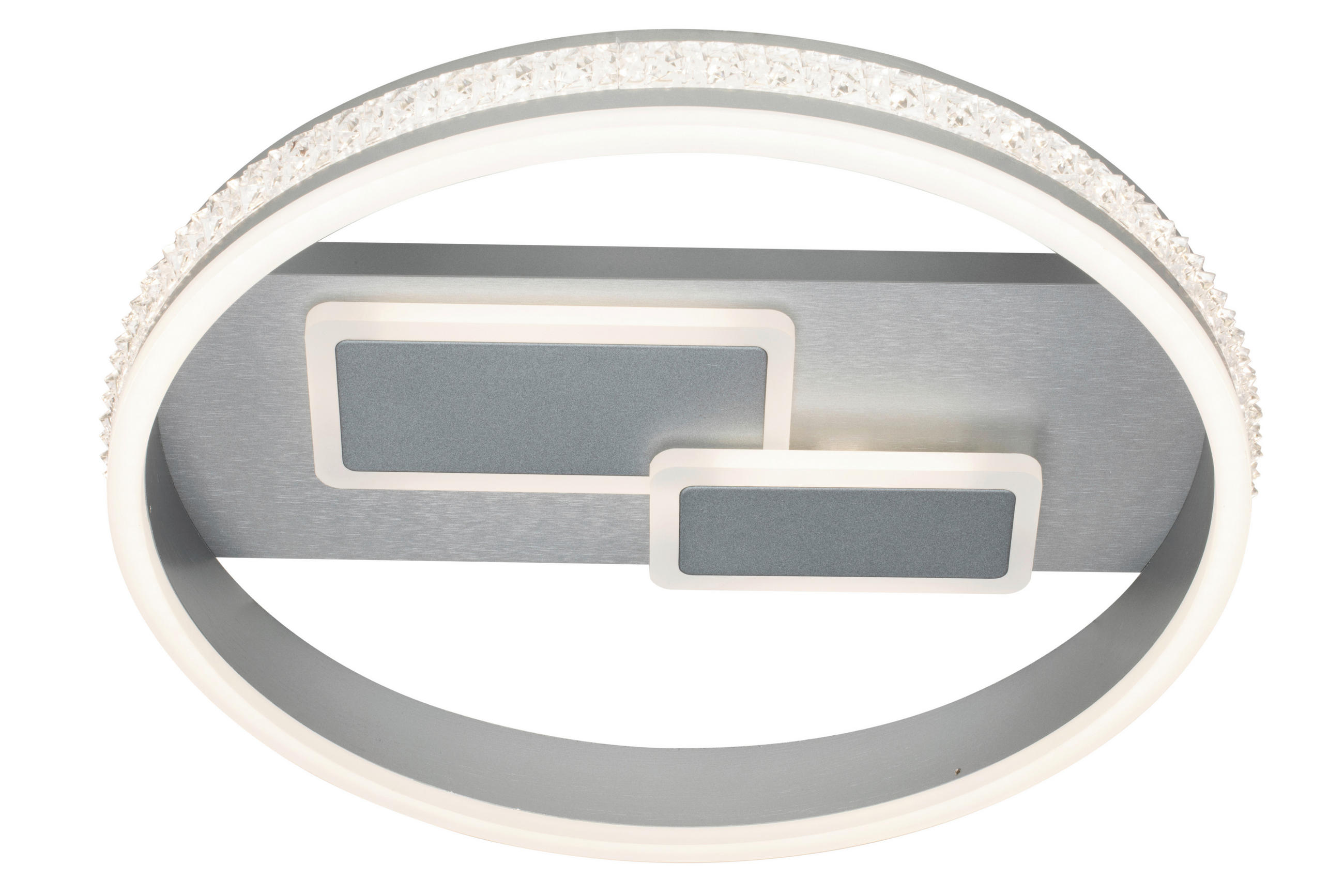 STROPNA LED-SVETILKA  Venedig 46 W/750 lm/4000 K/230 V/ - siva, Trendi, kovina (41/8,6cm) - Ambiente