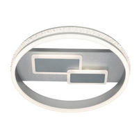 PLAFONIERĂ CU LED - gri, Lifestyle, metal (41/8,6cm) - Ambiente