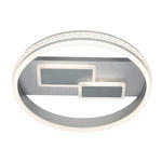 LED-DECKENLEUCHTE 41/8,6 cm   - Grau, LIFESTYLE, Metall (41/8,6cm) - Ambiente