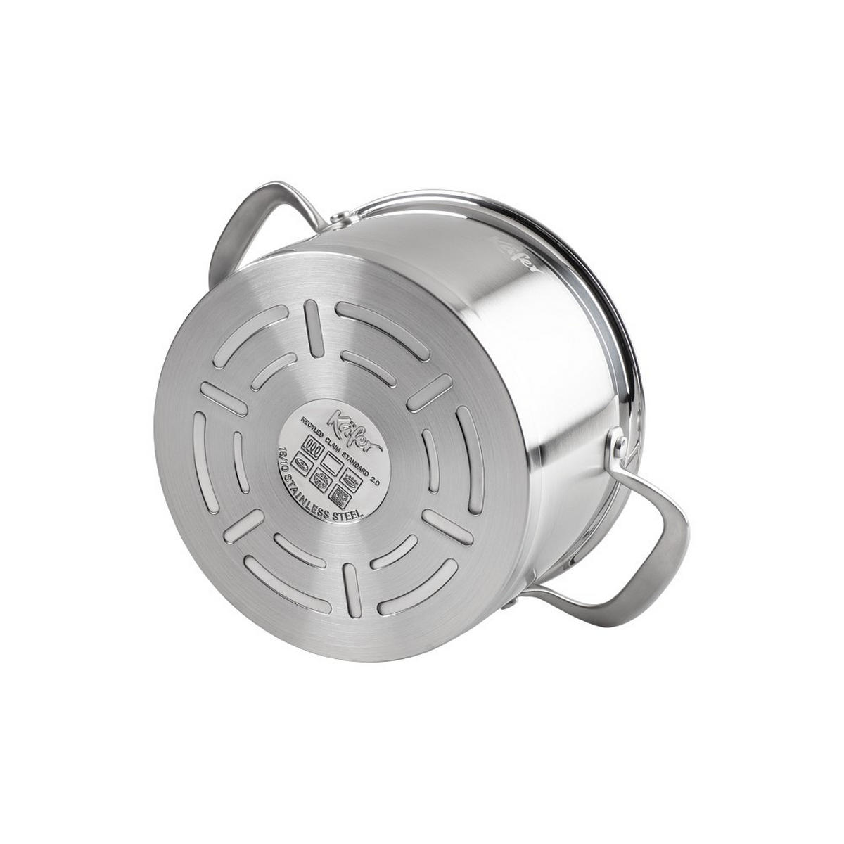 LONEC  nerjaveče jeklo   - barve nerjavečega jekla, Basics, kovina/steklo (20cm) - Käfer