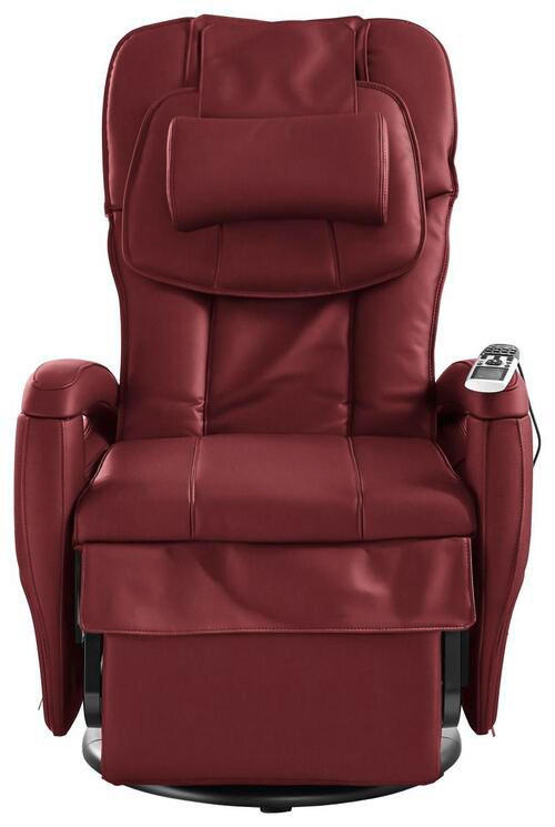 MASSAGESESSEL Lederlook Rot    - Rot/Schwarz, Design, Kunststoff/Textil (80/117/114cm) - Cantus