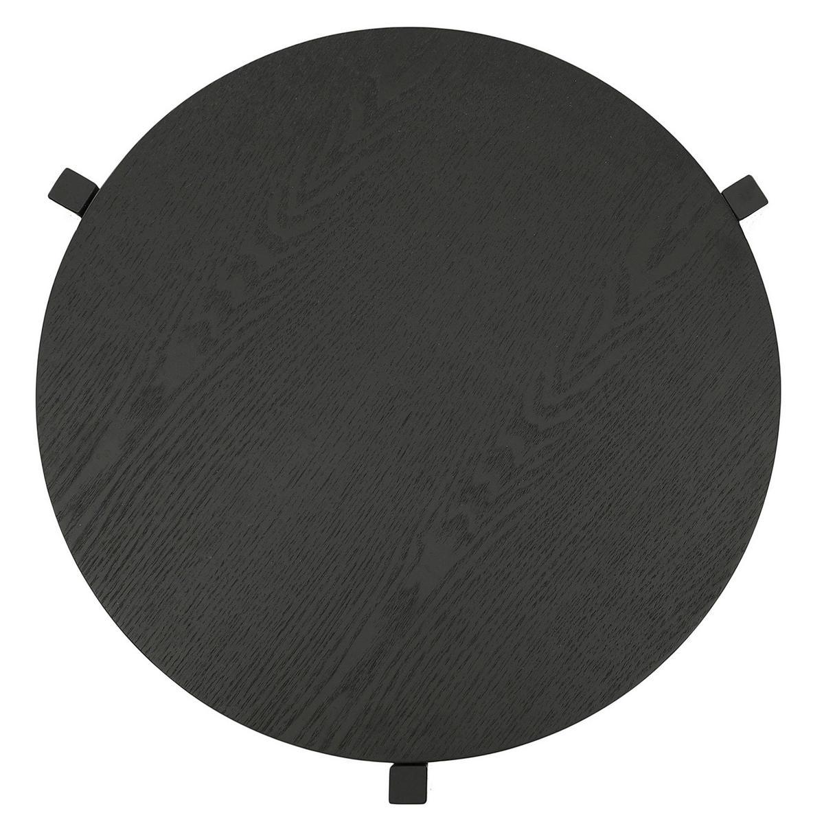 SOFFBORD i trä, glas  - svart, Design, metall/trä (52/50cm) - Novel