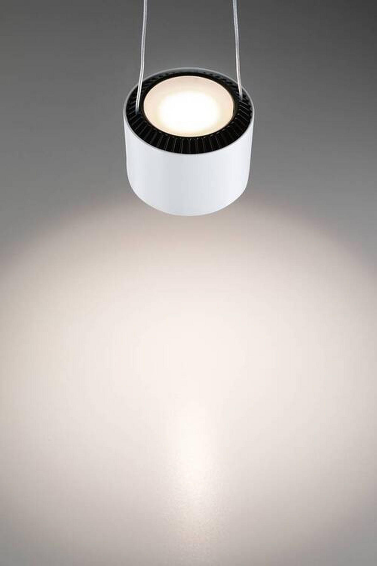 SCHIENENSYSTEM-HÄNGELEUCHTE URail 9,8/8,5 cm   - Weiß, Basics, Metall (9,8/8,5cm) - Paulmann