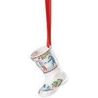 PORZELLANSTIEFEL 2025 Porzellanstiefel - Weihnachtsstiefel 25  - Multicolor, Basics, Keramik (6,5/4,1/7,8cm) - Hutschenreuther