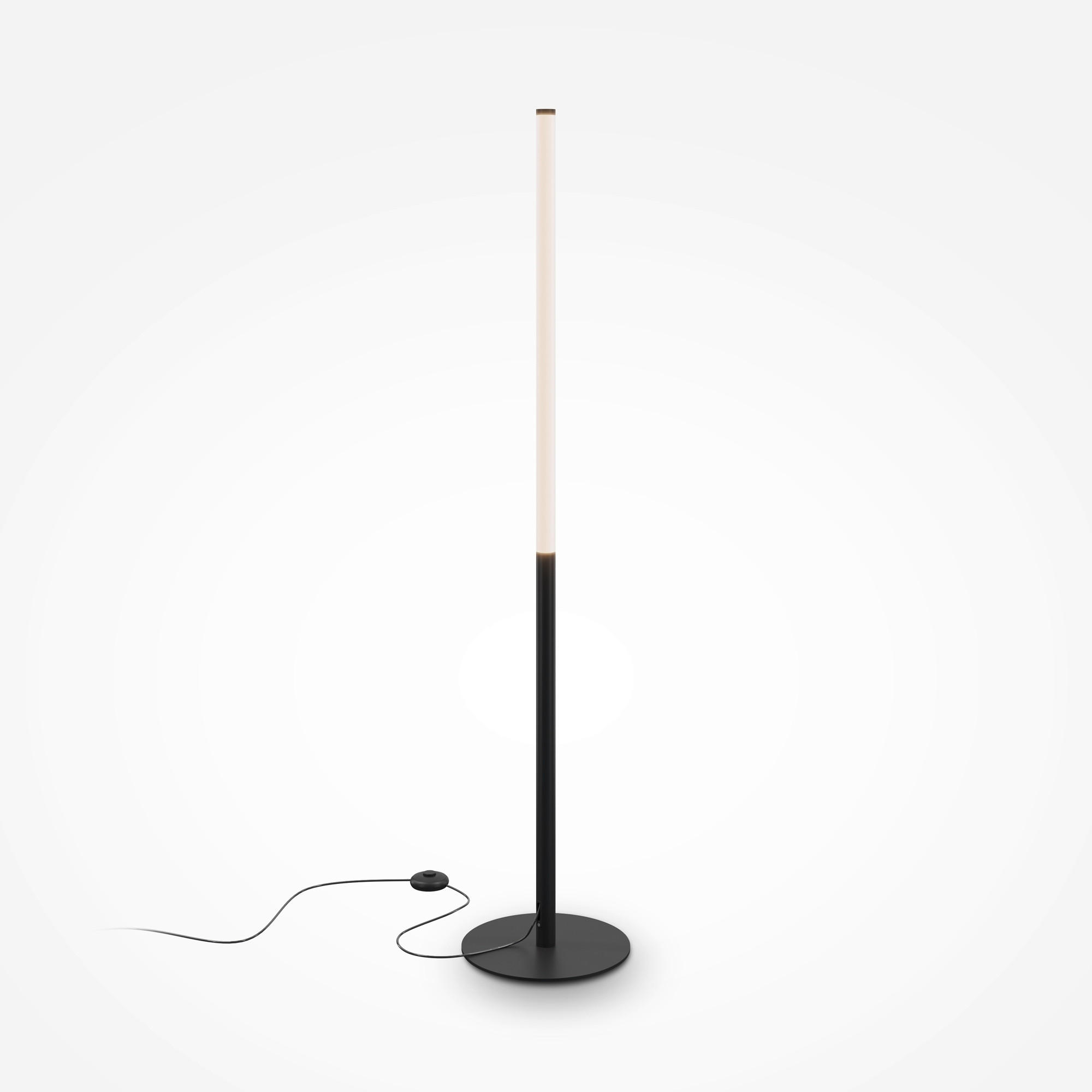 STEHLEUCHTE 26/130 cm    - Schwarz, Trend, Metall (26/130cm) - MAYTONI