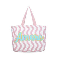 TORBA ZA NA PLAŽO - roza, Design, tekstil (44/35/10cm) - Esposa