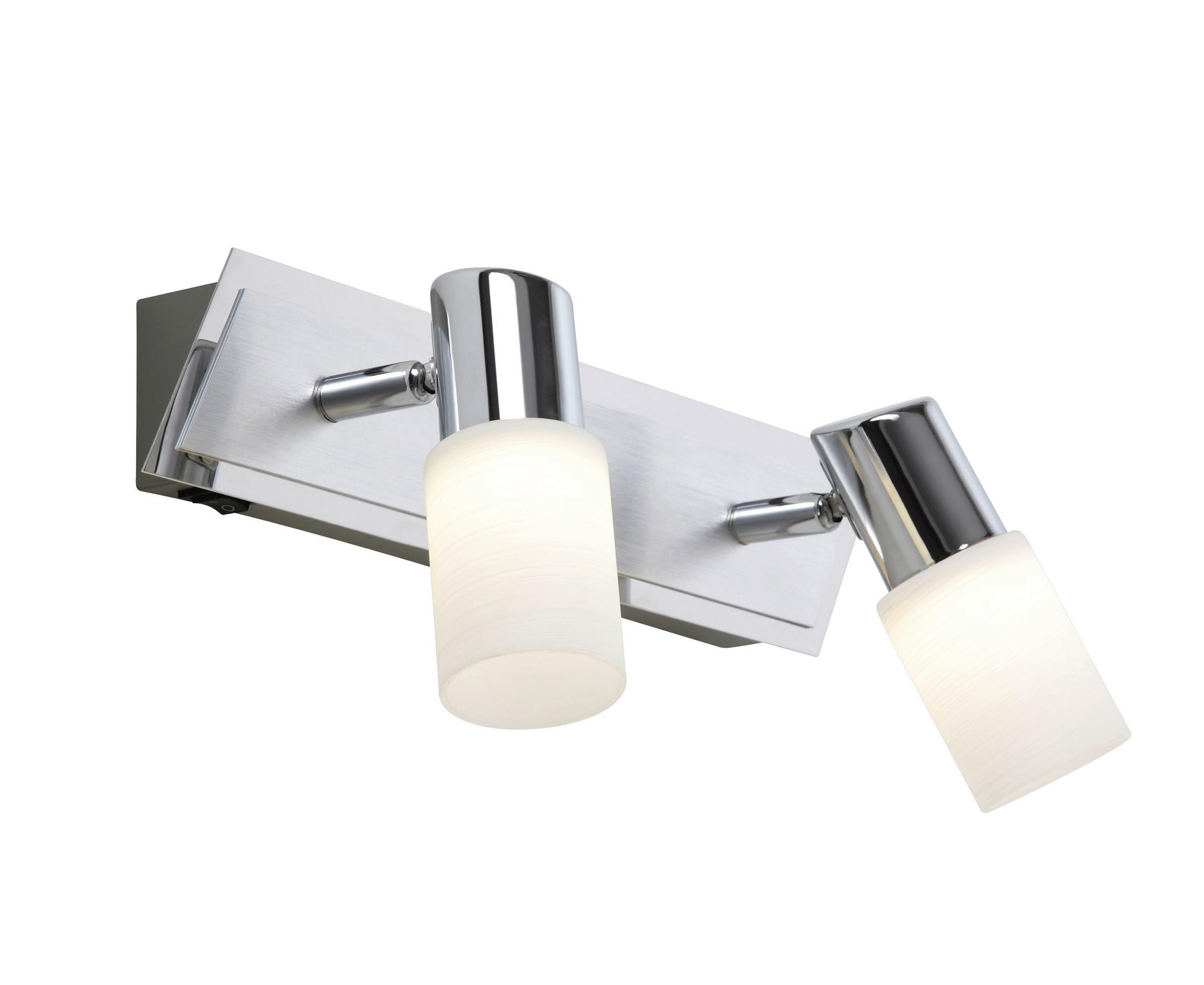 STRAHLER 36/7/5 cm   - Chromfarben, KONVENTIONELL, Glas/Metall (36/7/5cm) - Novel