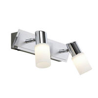 STRAHLER 36/7/5 cm  - Chromfarben, KONVENTIONELL, Glas/Metall (36/7/5cm) - Novel