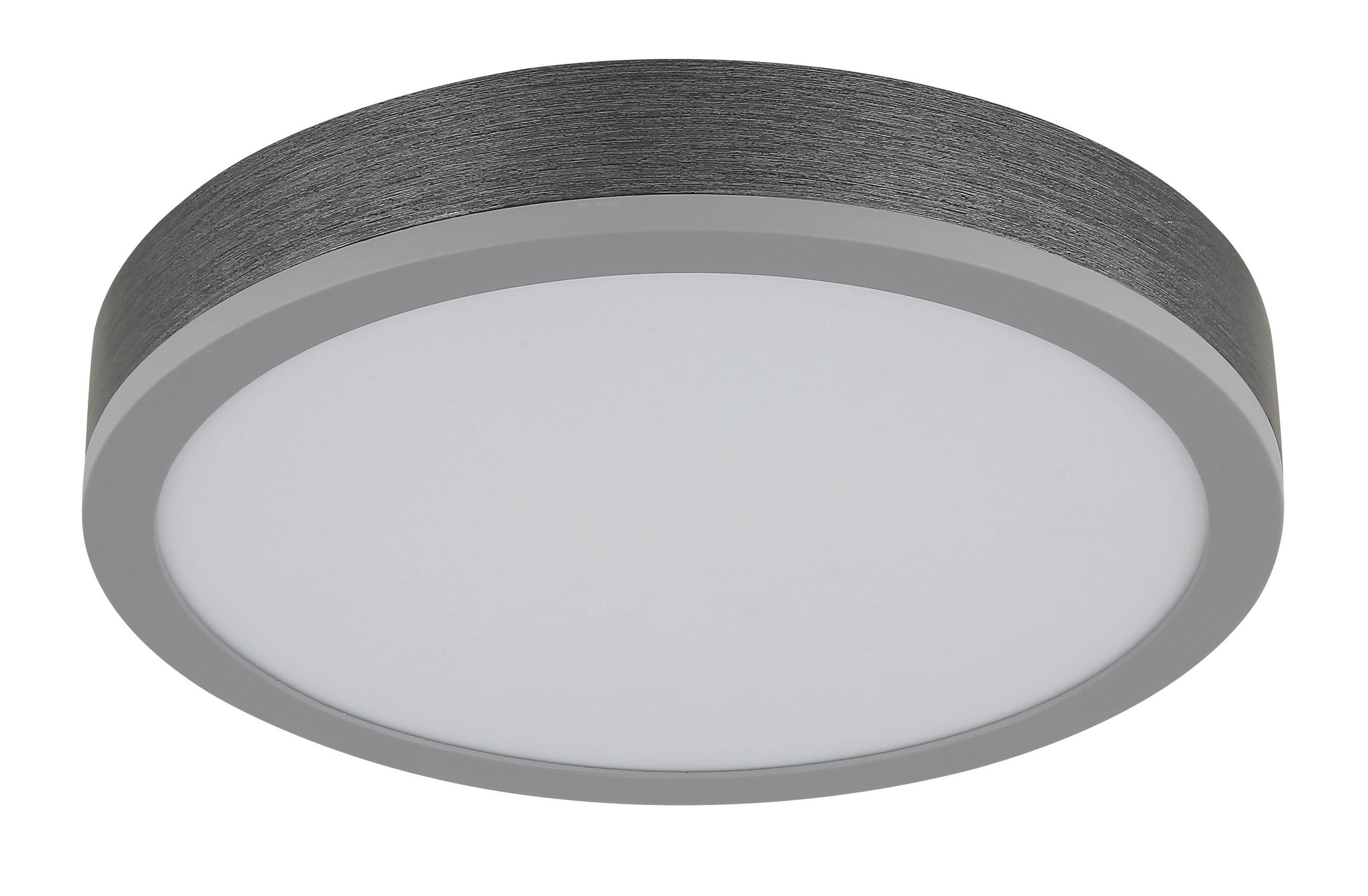 STROPNÍ LED SVÍTIDLO, 30/8,5 cm  - bílá/barvy stříbra, Konvenční, kov/plast (30/8,5cm) - Globo