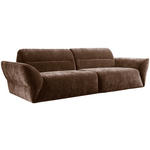 BIGSOFA Chenille Kupferfarben  - Schwarz/Kupferfarben, KONVENTIONELL, Kunststoff/Textil (300/91/116cm) - Cantus