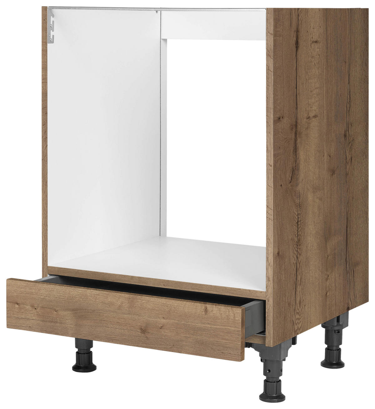 HERDUMBAUSCHRANK 60/87/56 cm  in Eiche dunkel  - Eiche dunkel, MODERN, Holzwerkstoff (60/87/56cm) - Nobilia