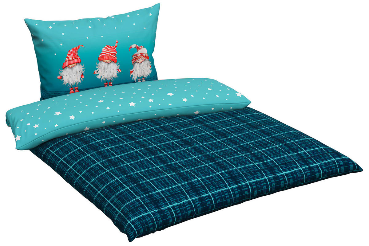 POVLEČENÍ, flanel, modrá, 140/200 cm - modrá, Konvenční, textil (140/200cm) - Esposa