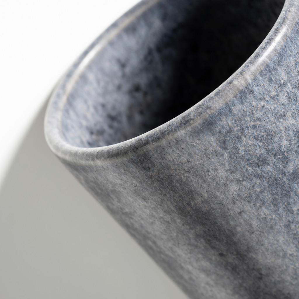 Thumbnail - Gipfelstück Kaffeebecherset Moos´n`stein, Grau, Keramik, 4-teilig, 11.5 cm, Grüner Punkt, Made in Europe, Kaffee & Tee, ...