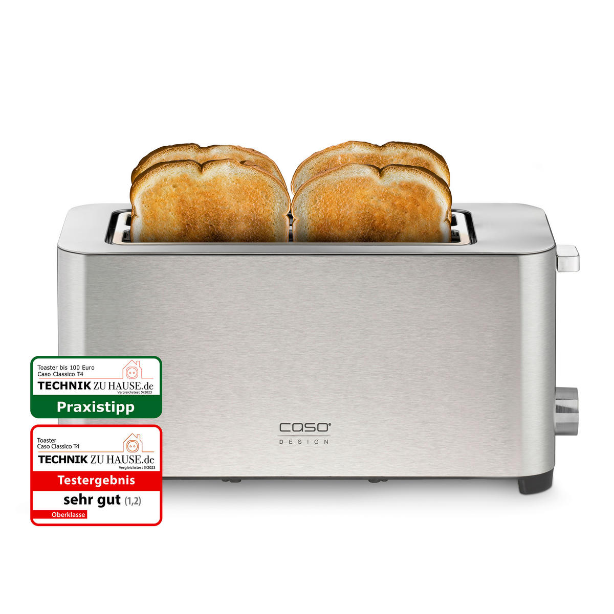 TOASTER Classico  - Edelstahlfarben, Basics (40/18,5/11,5cm) - CASO Design