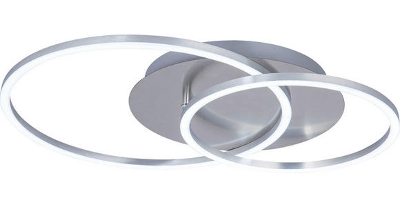 LED-DECKENLEUCHTE 54,7/40/7 cm - Alufarben, Design, Kunststoff/Metall (54,7/40/7cm) - Novel