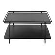 COUCHTISCH - Schwarz, Basics, Metall (75/75/34,3cm) - Xora