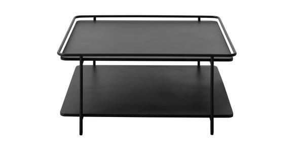 COUCHTISCH - Schwarz, Basics, Metall (75/75/34,3cm) - Xora